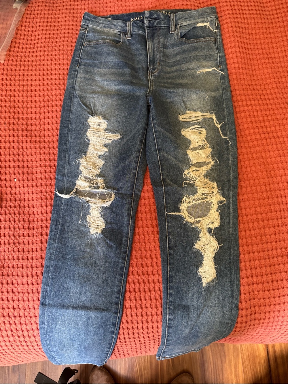 American Eagle Outfitters Womens Curvy Super High Ride Jegging